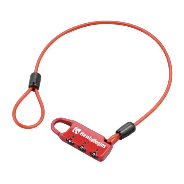 適合車種：汎用ストレートタイプ/レッド【DLK040R】ヘルメットやバッグのイタズラ抑止に役立つダイヤルロック。目立たせることで防犯効果が高まるレッドカラーを追加しました。ロック本体はヘッドが360度回転するので使いやすく、ダイヤルは「0〜...