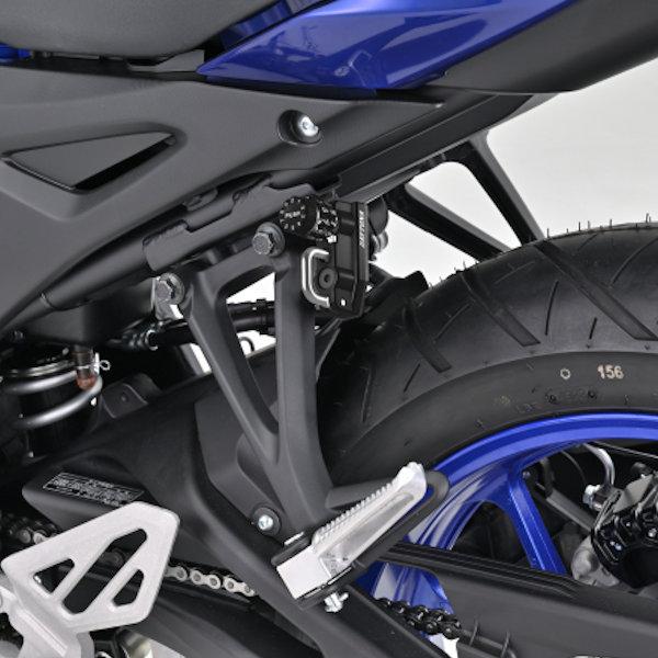 適合車種：YAMAHAYZF-R125/R15/MT-125（'23）〈8BK-RG86J/8BJ-RE45J〉カギが増えない、ダイヤル式ヘルメットロックダイヤル式なのでカギが増えないヘルメットホルダー。車種専用設計なので、ボルトオンで装着...