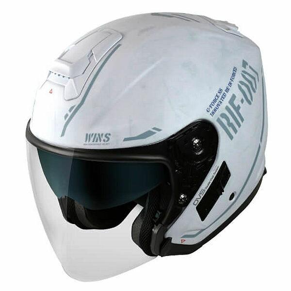 WINS FORCE SS ジェットヘルメット ホワイト　サイズＬ　製造2024 G-FORCE（ウインズジャパン） 【在庫あり】WINS G-FORCE SS JET
