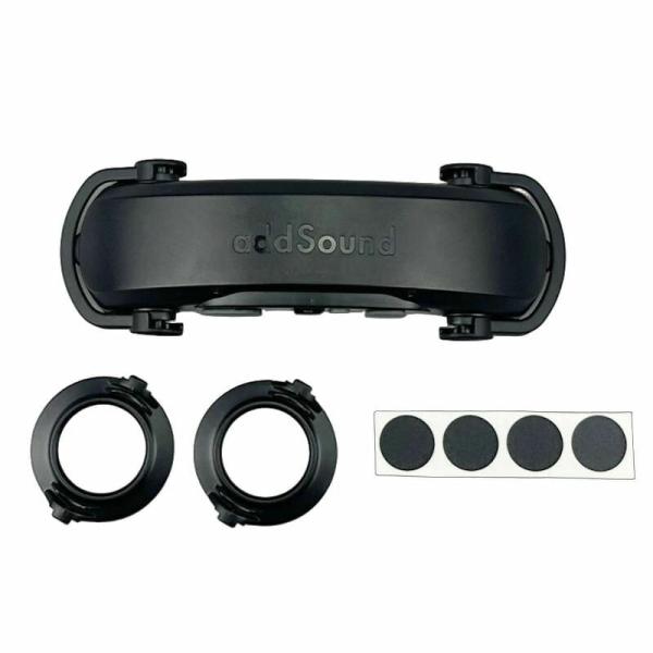 アクセサリー addsound 楽天市場】addSound アドサウンド ヘルメット装着型振動