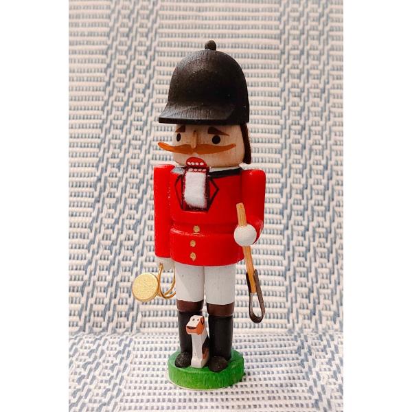 ドイツ木工芸品 ミニナッツクラッカー 小さなくるみ割り人形 騎手