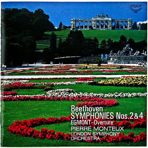 国内盤・帯無し／ベートーヴェン：交響曲第2番＆第4番／'59年〜'61年録音／解説掲載こちらは1992年の発売ですディスクの再生面の縁にキズ少々あり（再生には影響ない程度です）／全体に変色（黄ばみ）かなりあり／背表紙に色あせあり／ほか、目立...