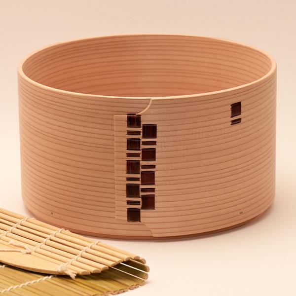 セイロ5合の身 よしず付 箱無 栗久のせいろ3合と5合に重ねられる : 元