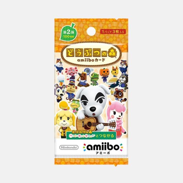 amiibo Nintendo どうぶつの森amiiboカード 第2弾 1パック3枚入り