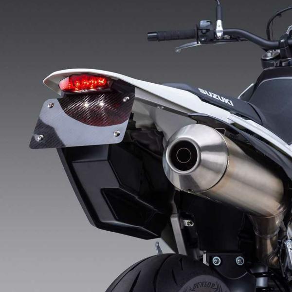 DR-Z4S/SMのリアビューをシャープに引き締める、洗練のフェンダーレス化。YoshimuraのV2フェンダーレスキットは、スズキDR-Z4S/SM（2025年以降モデル）専用に設計されたスタイリッシュなフェンダーレスキットです。純正フェ...