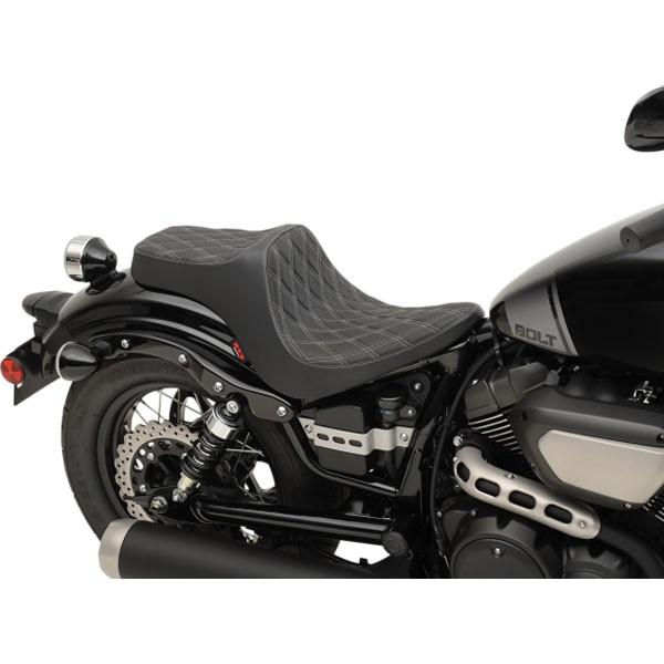 Z1R プレデターIIIシート ダイアモンドシルバーステッチ XVS950 ボルト