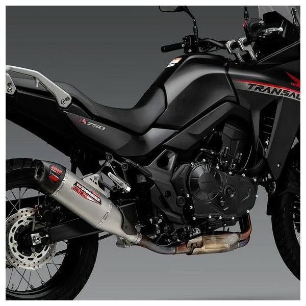 12日から海外 トランザルプ750 スリップオンマフラー 