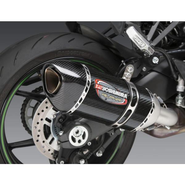 ヨシムラUSA アルファ ストリート カーボン/ステンレス スリップオン