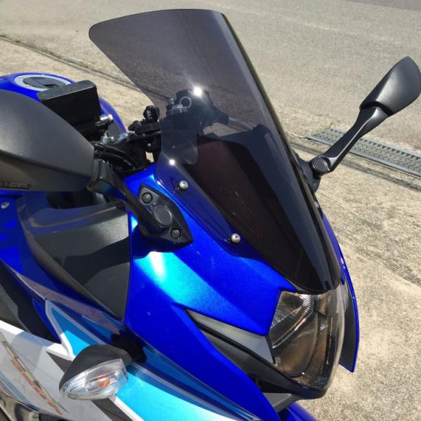 スズキ GSX250R スクリーン(スモーク) ACRY Point : モトパーツ バイク