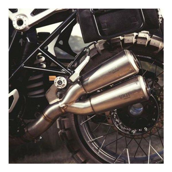 BMW RnineT スリップオンマフラー ダブルローパイプ フルチタン E