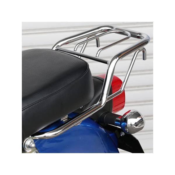 ホンダ クロスカブ110 ダブルシート用リアキャリア クローム KIJIMA