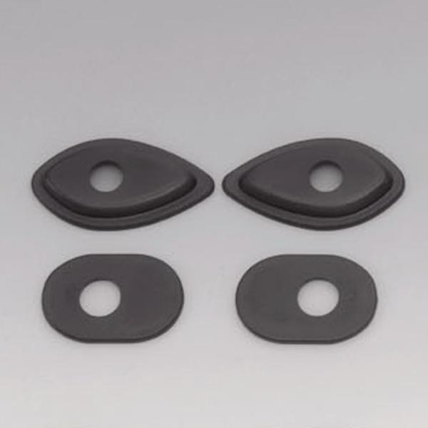 キジマ(KIJIMA) ウィンカーベースマウント　２個SET　ブラック　ホンダ系用