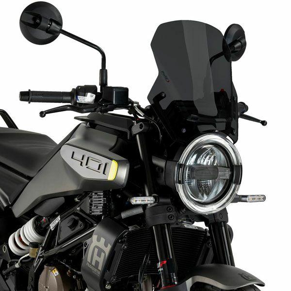 Puig シールド ダークスモーク　スヴァルトピレン401（2021年式に使用） ハスクバーナ スヴァルトピレン401/125 ニュージェネレーション