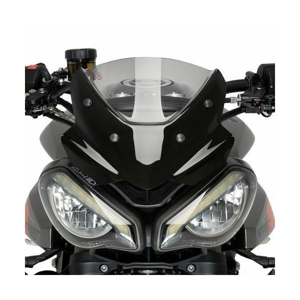 ストリートトリプル765R/RS (2023〜) スクリーン スモーク ニュー