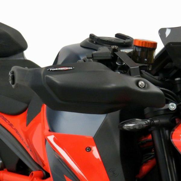 KTM 1290/1390スーパーデュークR ハンドガード マットブラック パワー