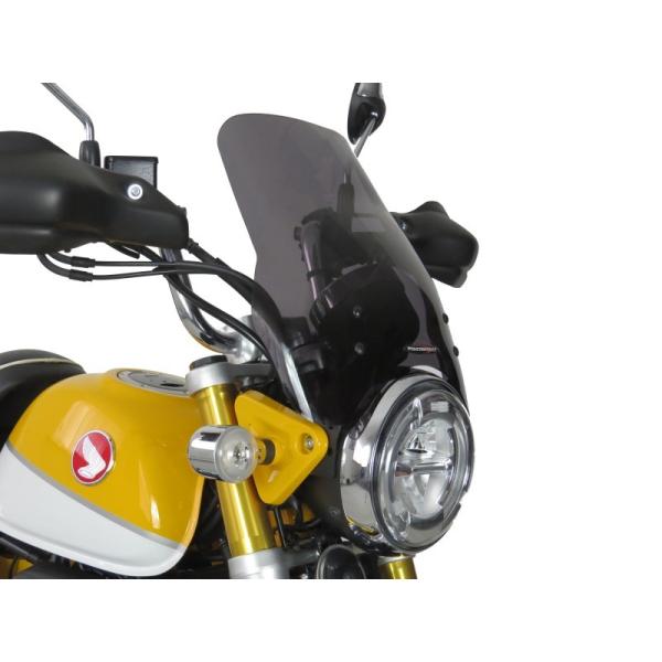 パワーブロンズNC750X 2021〜用 ロングスクリーン(スモーク) POWERBRONZE スクリーン ロング ダークスモーク ホンダ モンキー