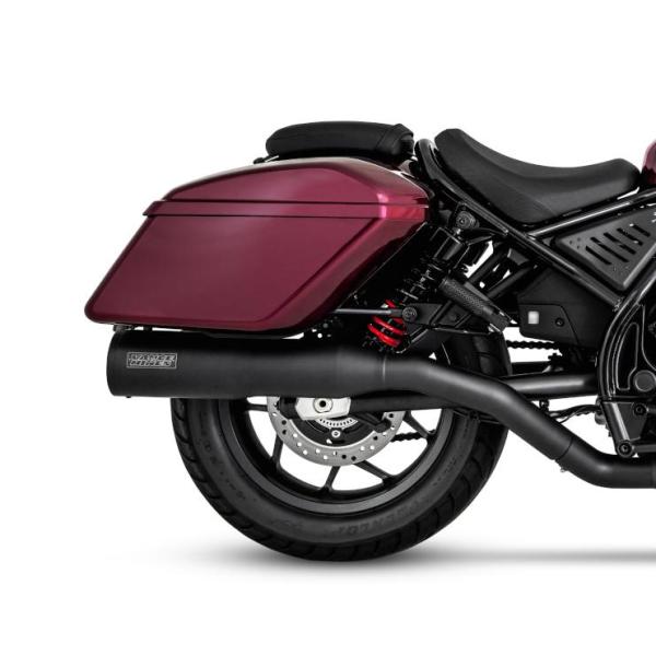レブル1100T VANCE & HINES マフラー スリップオン レブル1100T ハイアウトプット スリップオンマフラー マットブラック