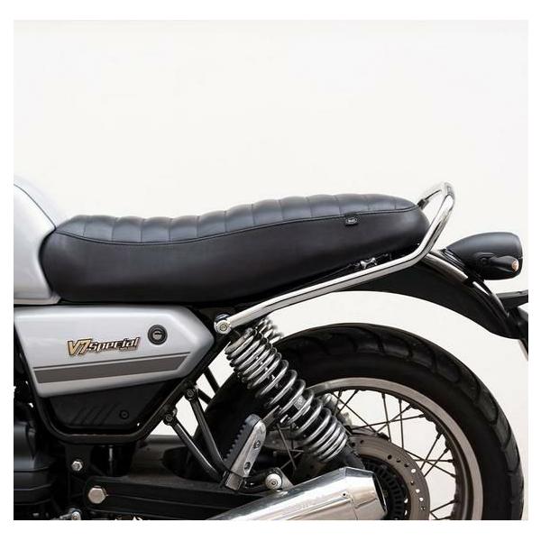 V7 850 ブラックレザー/クラシックステッチ シート BAAK モトグッチ