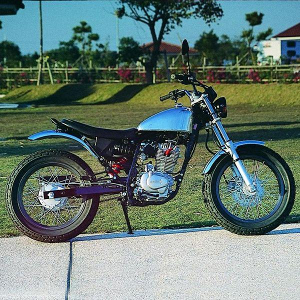 ホンダ FTR223 アルミタンク TYPE-4 バフ仕上げ BIGCEDAR