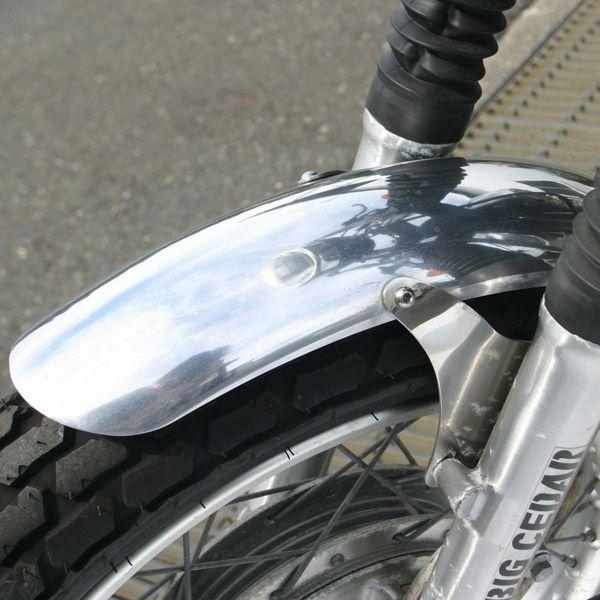 ヤマハ SR400用 アルミフロントフェンダー ロング 19インチ用 BIGCEDAR