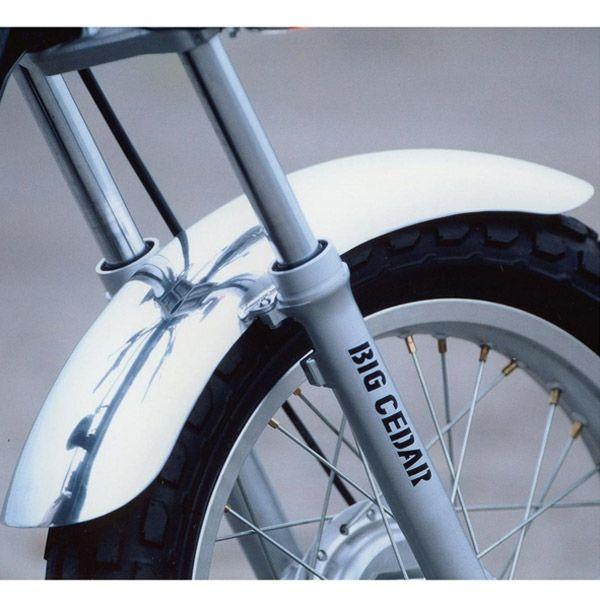 ヤマハ TW200/225 アルミフロントフェンダーロング BIGCEDAR