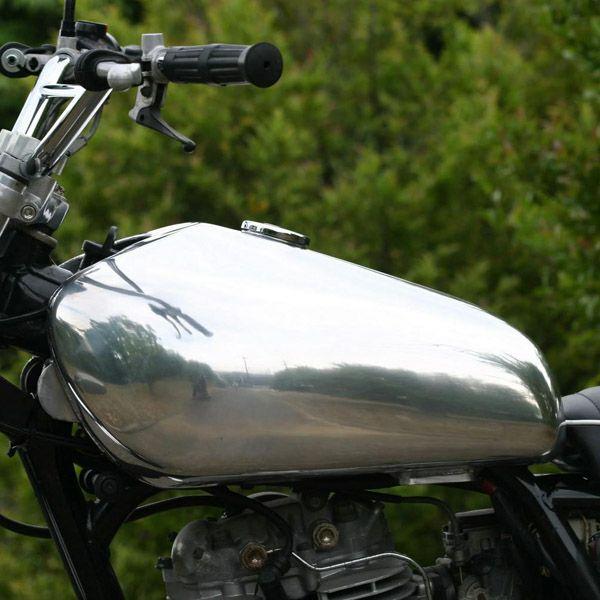 ヤマハ SR400 SRXT アルミタンク バフ仕上げ BIGCEDAR : モトパーツ