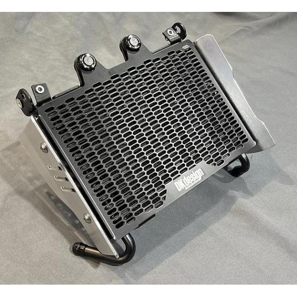 BMW RnineT MEGA オイルクーラー シルバー&ブラック DKdesign