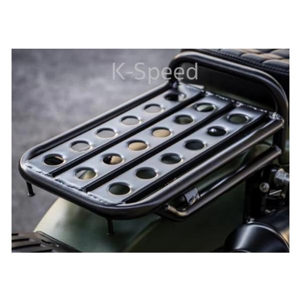 ハンターカブ CT125 リアキャリア 丸穴タイプ ブラック K-SPEED