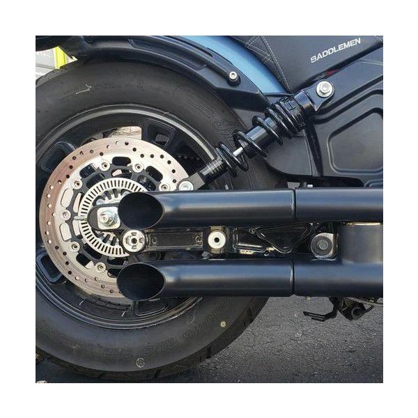 インディアン スカウトシリーズ マフラーチップ ブラック Dean Speed