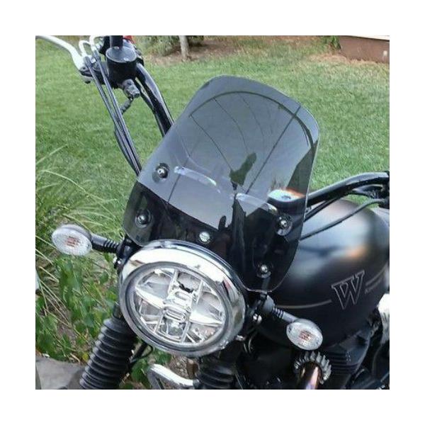 W800 2019〜 メグロK3 スクリーン マーリンS3 ダークスモーク