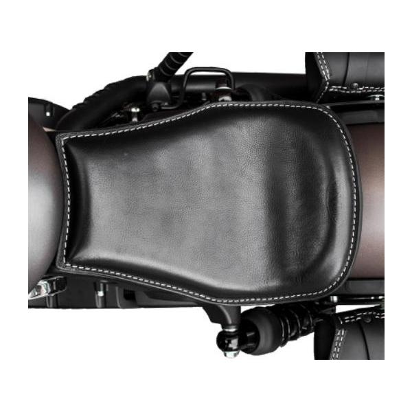 汎用 バイク ソロシート キルティング 黒 ティアドロップ型 ダイヤ