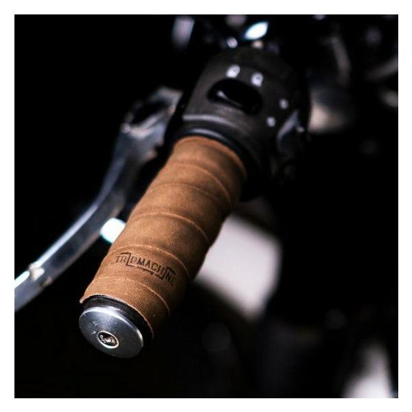 TRIP MACHINE(トリップマシン) グリップラップ グリップバンテージ レザー タバコブラウン 汎用