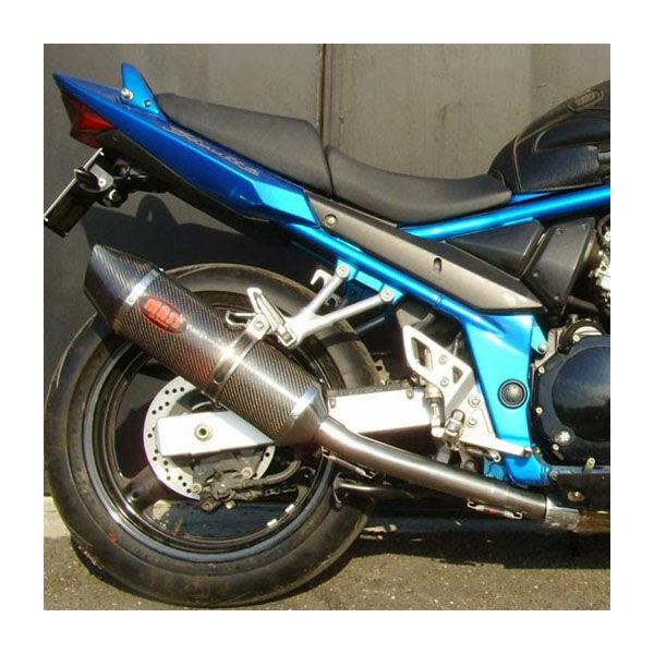 GSF1200/S バンディット 97-06 オーバルカーボン スリップオンマフラー