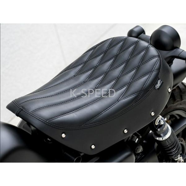 モンキー125 シート ミックスパターン Diabolus ブラック K-SPEED