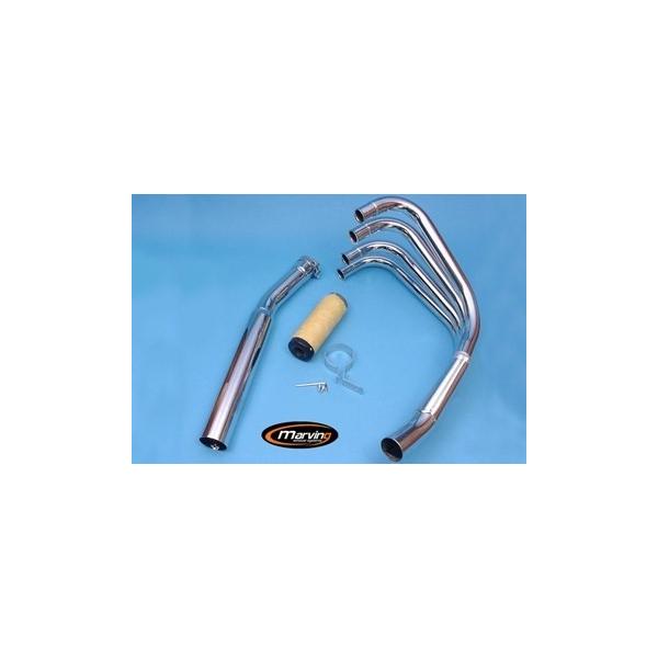 マービング(Marving) マフラー フルエキ 4/1 レーシング クロム Z1000