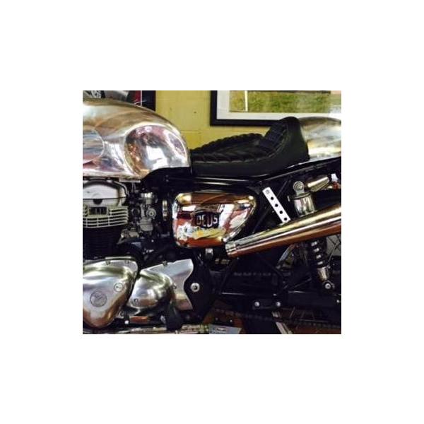 Kawasaki W650 W800 サイドカバー アルミ : モトパーツ バイクカスタム