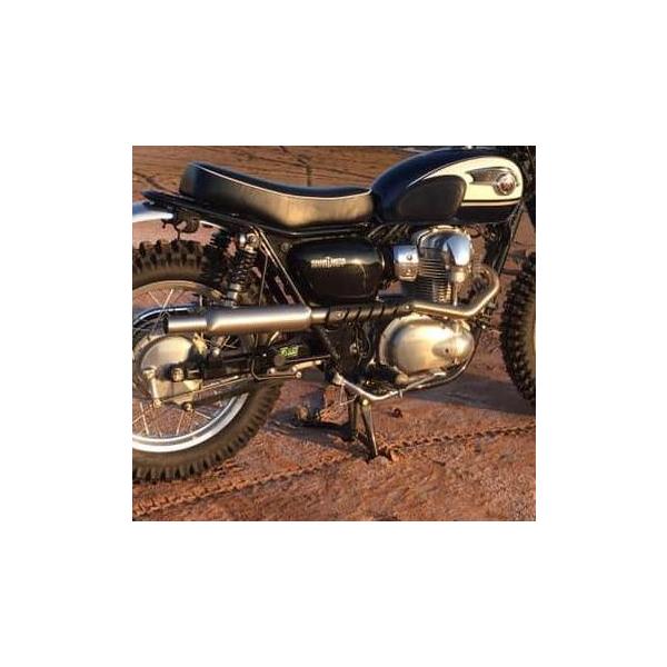 W800 キャブトンスクランブラー 2-1 アップマフラー フルエキ