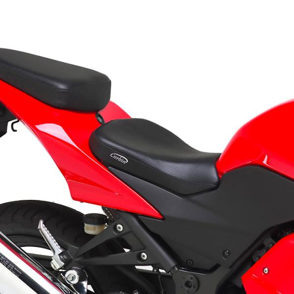 Corbin フロントシート Ninja250R 08-13 : モトパーツ バイクカスタム