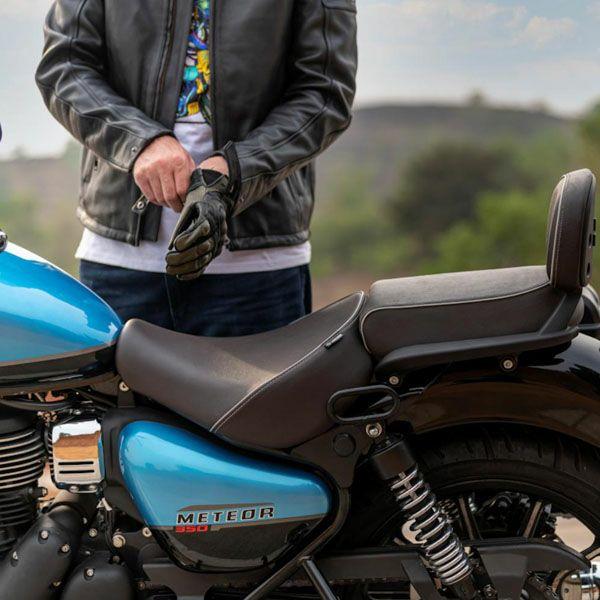 純正】ロイヤルエンフィールド メテオ350 ローシート ブラウン Royal