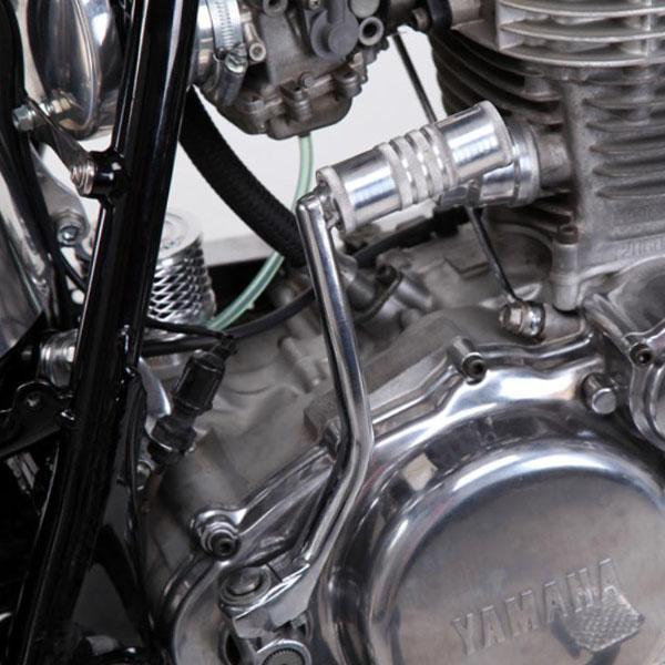 ヤマハ SR400/500 ビレットキックペダル アルミ モーターロック