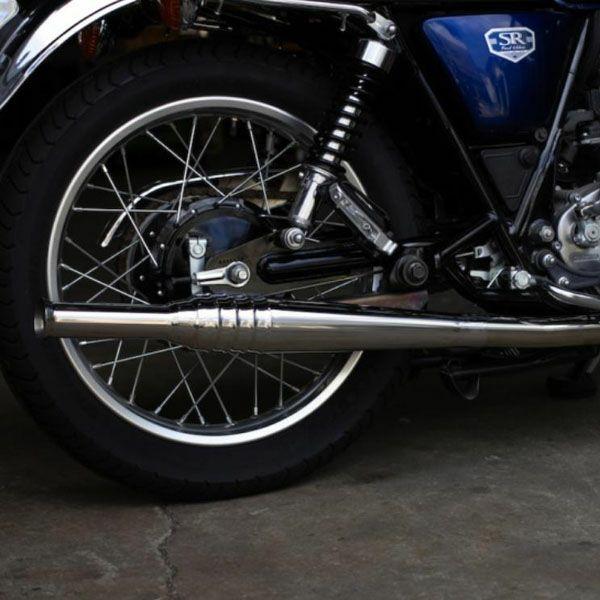 SR400 モーターロック　69トランペット　スリップオンマフラー Webike | Motor Rock モーターロック 69トランペット スリップ