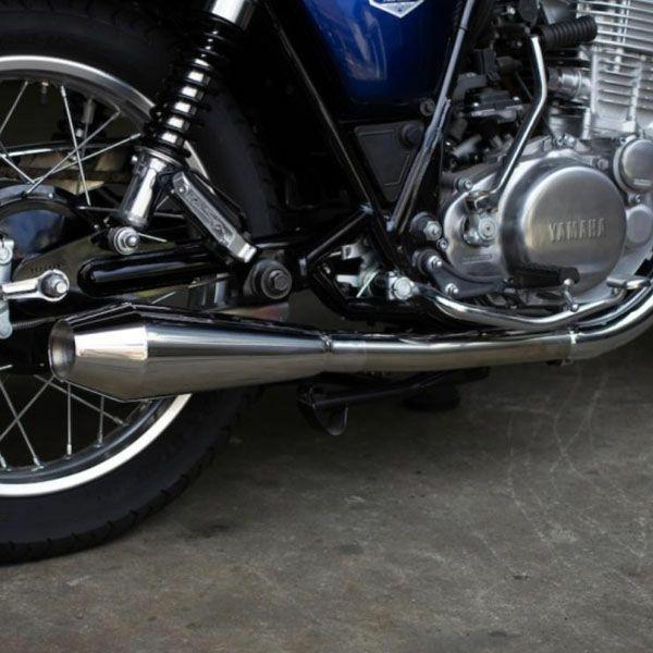 ヤマハ SR400 STDメガホン ショート スリップオン ダウン FI車 アップ