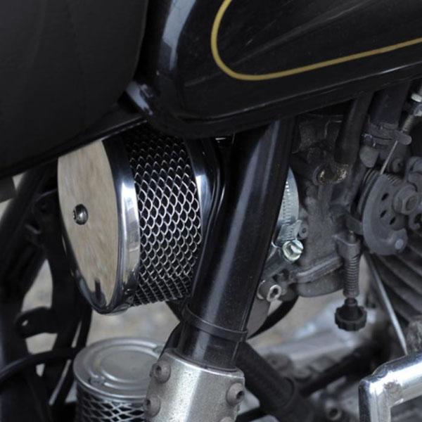 ヤマハ SR400/500 新型オールドタイプエアクリーナー モーターロック