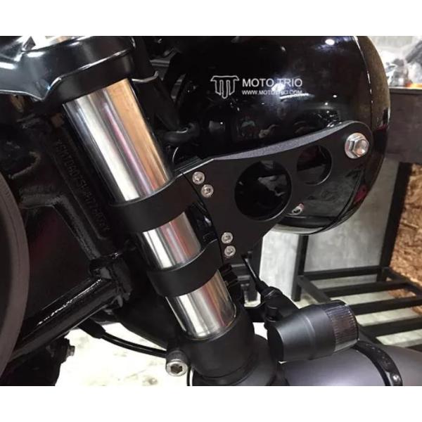 モトトリオ（MotoTrio）41mm ヘッドライトブラケット Omega Racer