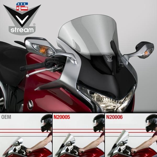 National Cycle VSTREAM ウィンドスクリーン VFR1200用 12.38インチ