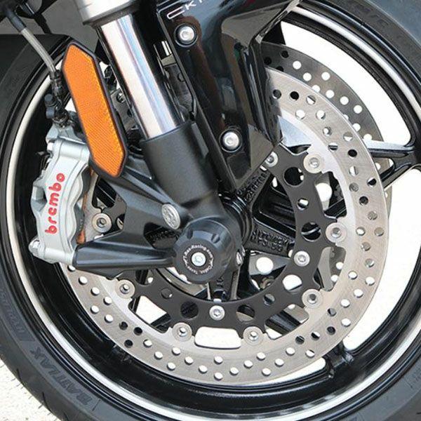 カワサキ H2/H2R/ZX-6R/ZX-10R/RR/ZX-14R/1400GTR フロントアクスルスライダー T-REX レーシング