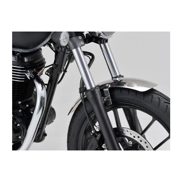 デイトナ ステンレス ショートフロントフェンダー ホンダ GB350
