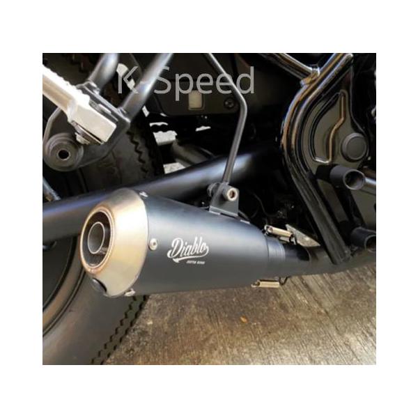 レブル500 -2020 スリップオンマフラー ディアブロカスタム K-SPEED