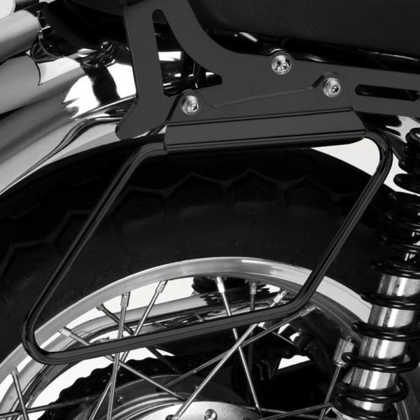 W650/W800 サドルバッグサポート ブラック 左右セット DPM