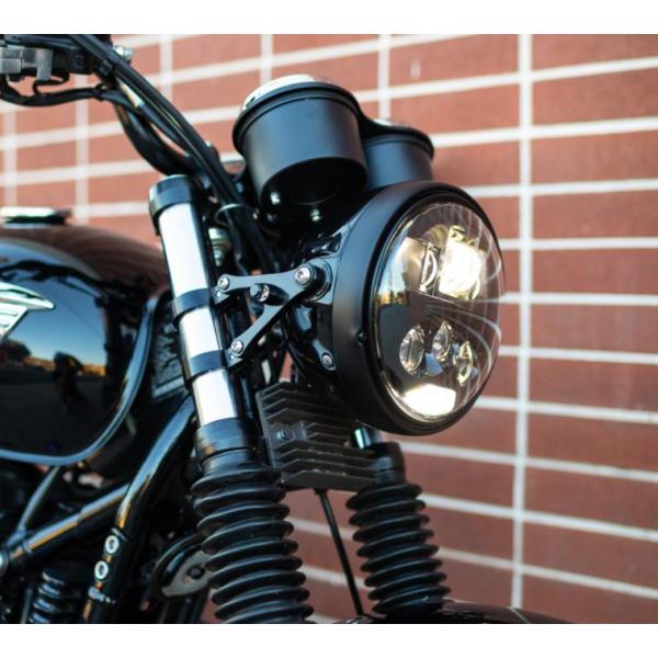 MOTODEMIC LED ヘッドライト EVO スタンダード ブラック Triumph MOTODEMIC LED ヘッドライト EVO スタンダード ブラック Triumph